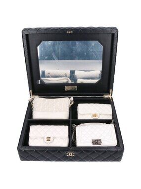 Chanel Sets of 4 Minis Bags Mini Bag in Quilted Leather Case